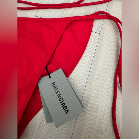 BALENCIAGA Wrap Tie-detailed stretch bikini FULL SET 2 BIKINI NWT - Picture 4 of 11
